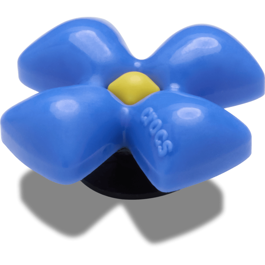 Crocs outlet | Puffy Blue Flower Jibbitz™ charms