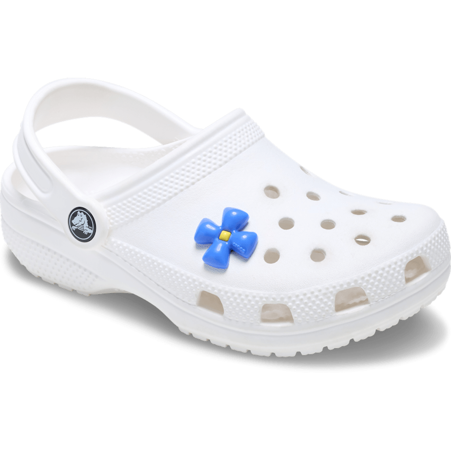 Crocs outlet | Puffy Blue Flower Jibbitz™ charms