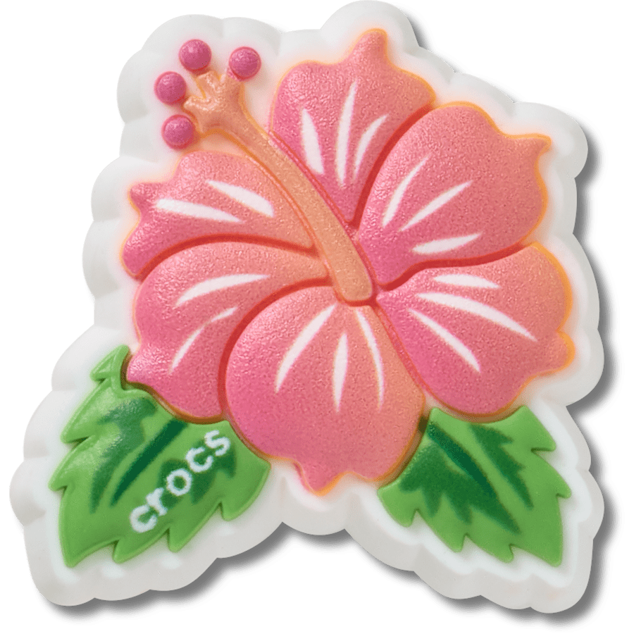 Crocs us | Blue Tropical Hibiscus Jibbitz™ charms