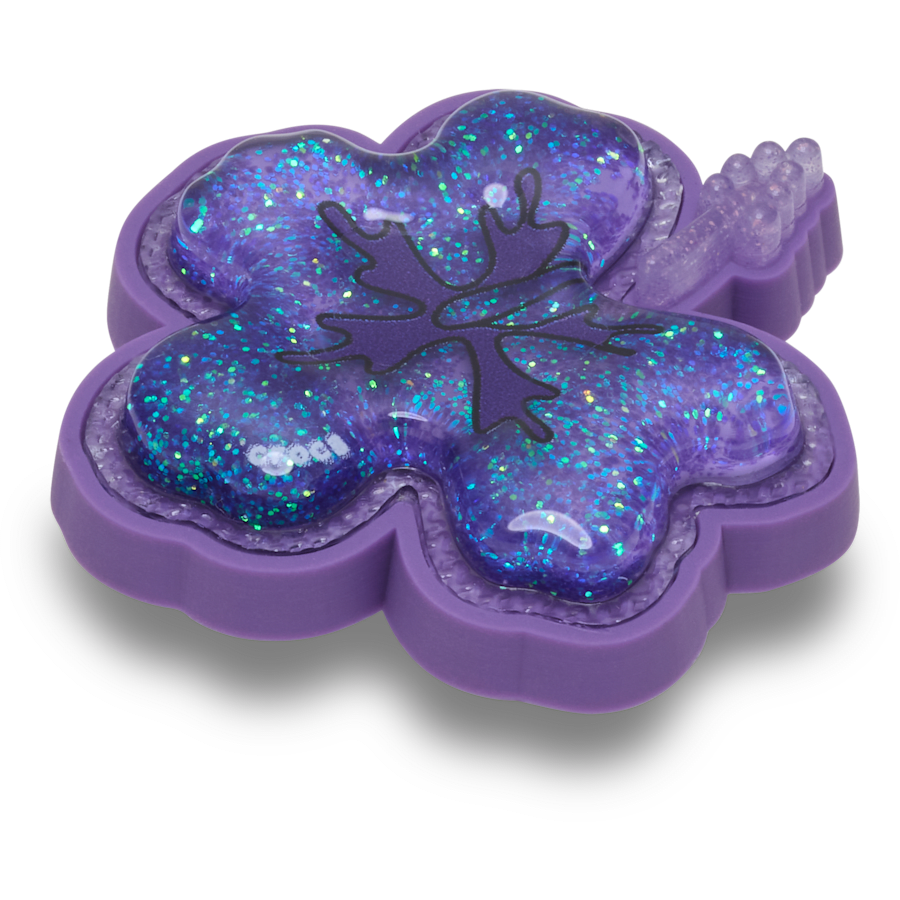 Crocs outlet | Squish Purple Hibiscus Jibbitz™ charms