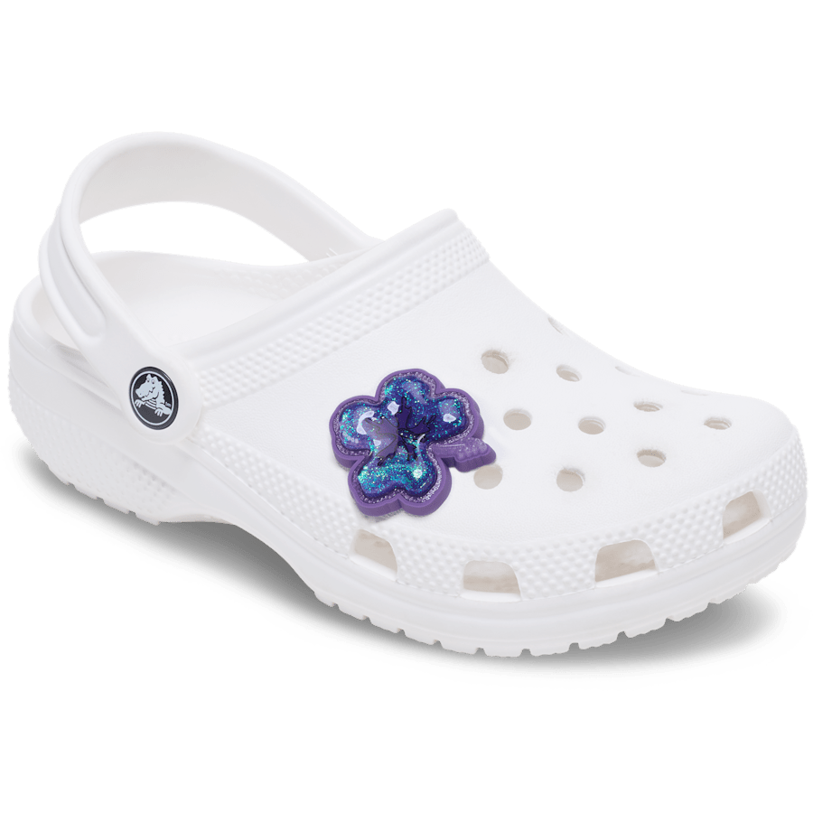 Crocs outlet | Squish Purple Hibiscus Jibbitz™ charms