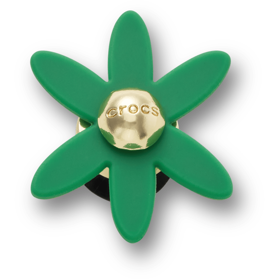 Crocs | Retro Green Spinner Flower Jibbitz™ charms