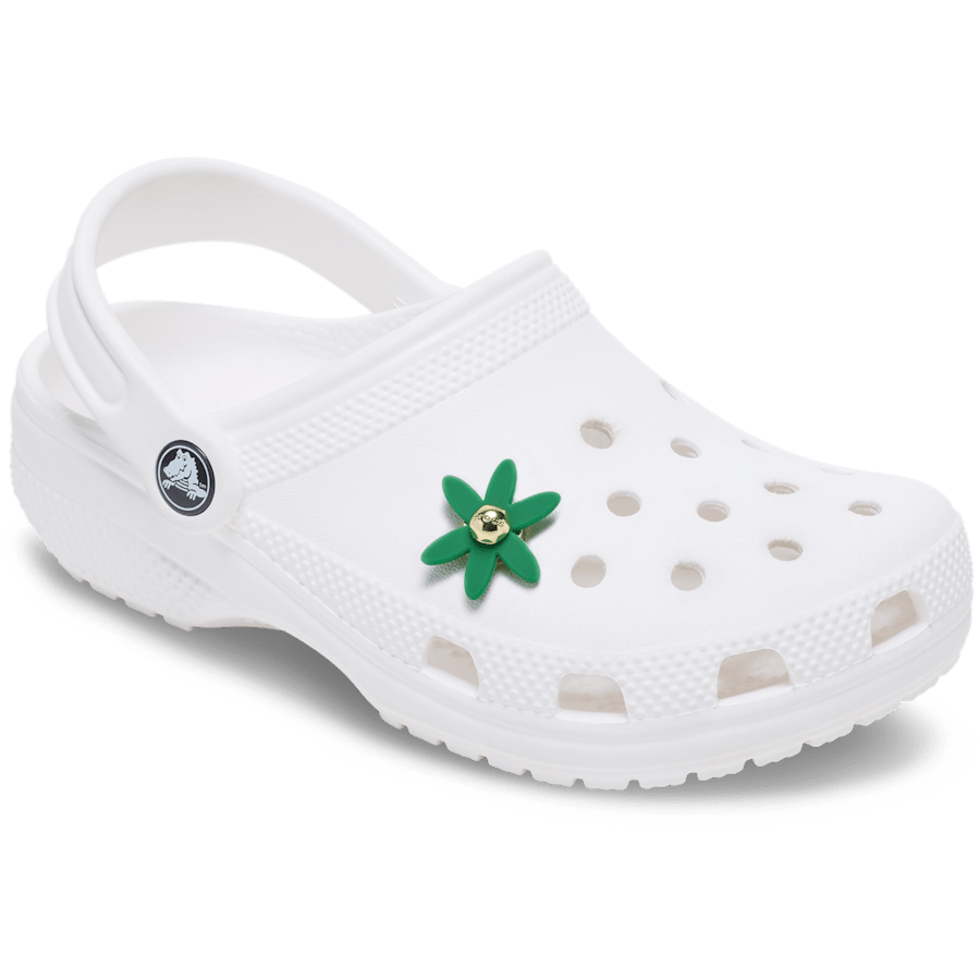 Crocs | Retro Green Spinner Flower Jibbitz™ charms