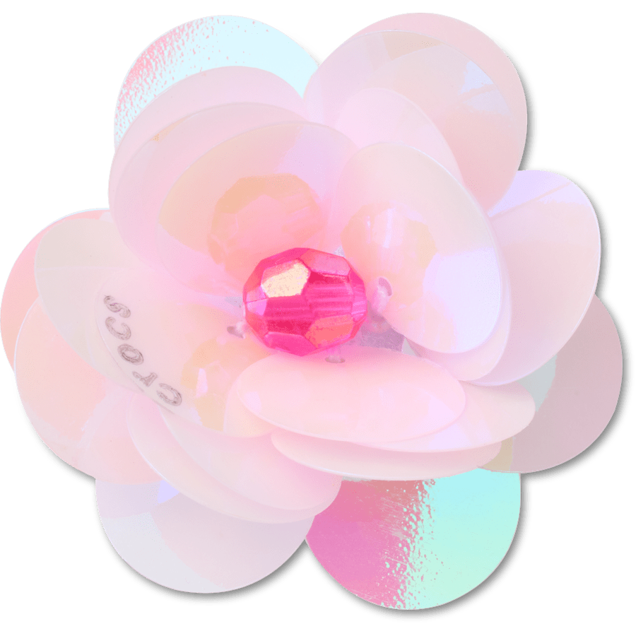 Crocs Discount | Sequin Pink Flower Jibbitz™ charms