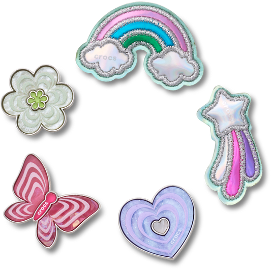 Crocs us | Funky Girly Icons 5 Pack Jibbitz™ charms