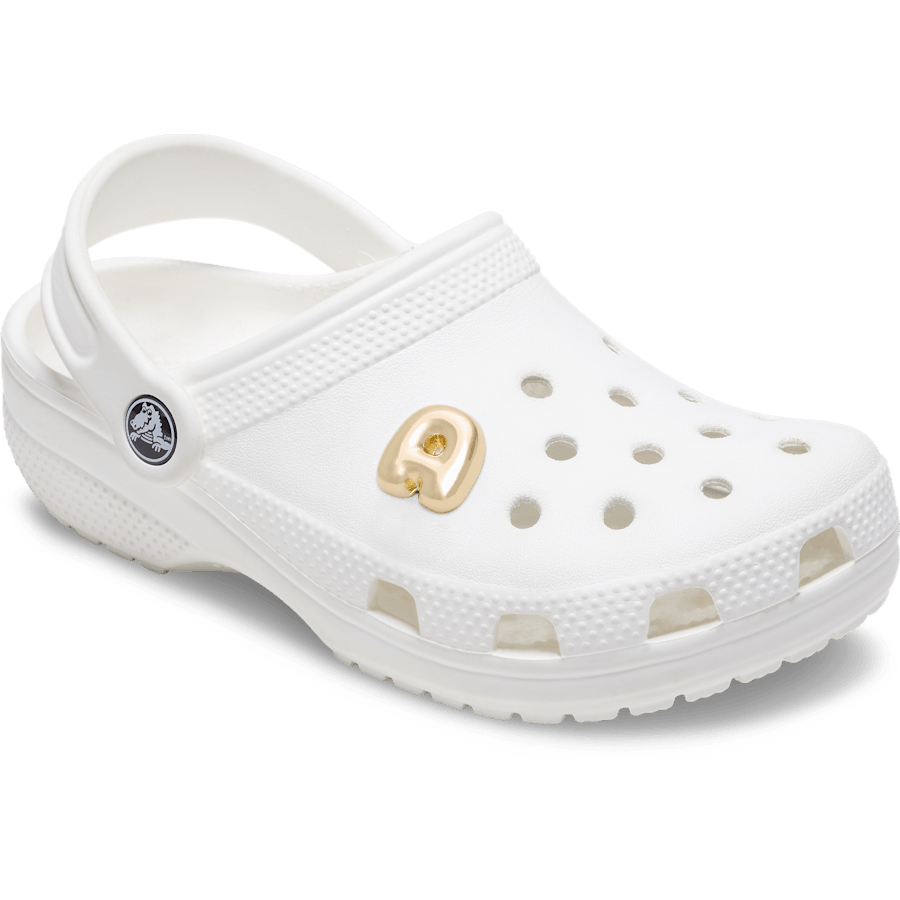 Crocs online | Gold Bubble Letter A Jibbitz™ charms