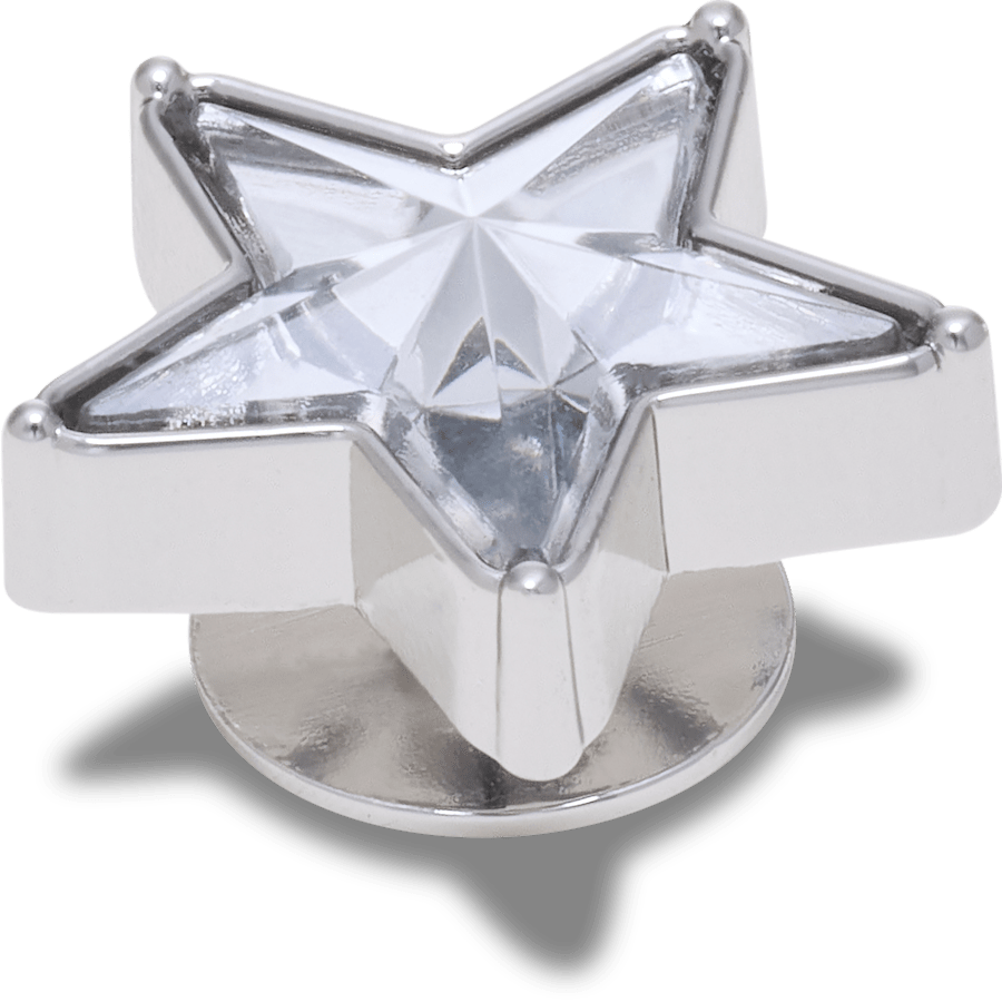 Crocs Discount | Silver Gem Sparkle Star Jibbitz™ charms