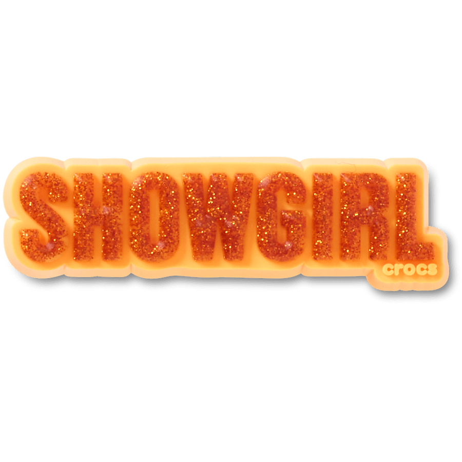 Crocs Discount | Orange Glitter Sign Jibbitz™ charms