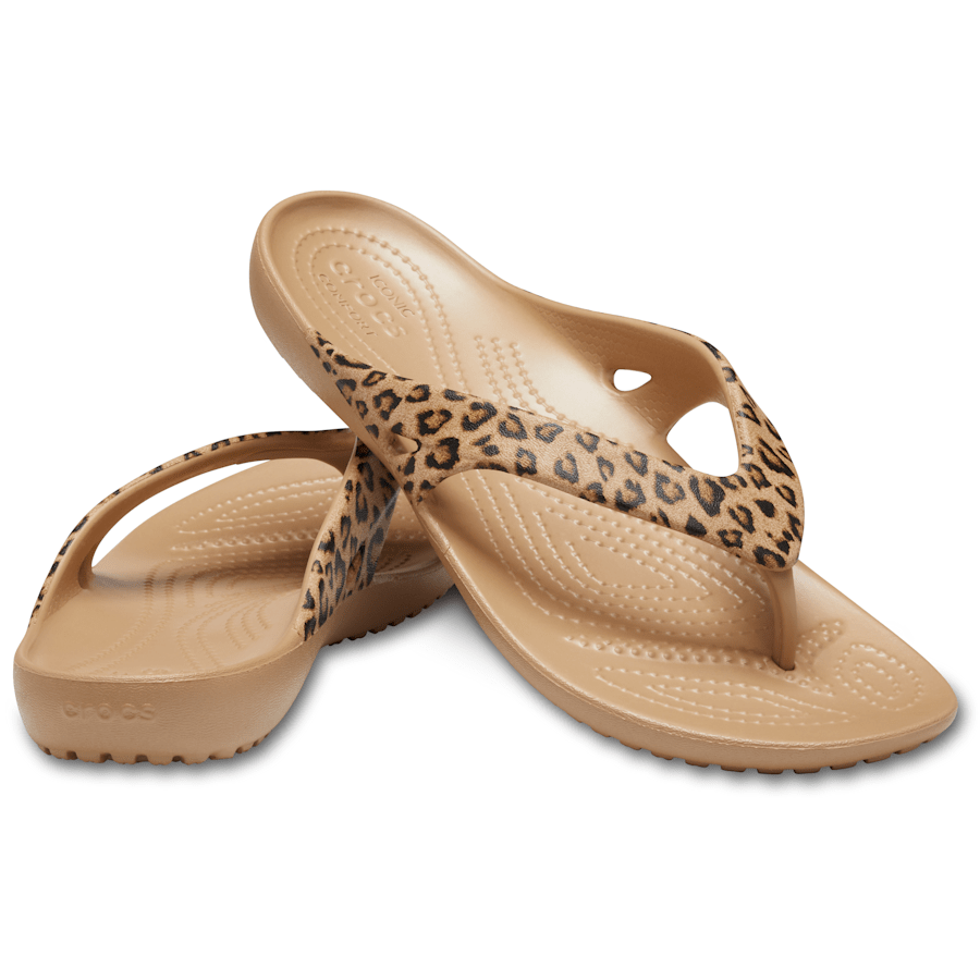Crocs outlet | Women's Kadee II Leopard Flip