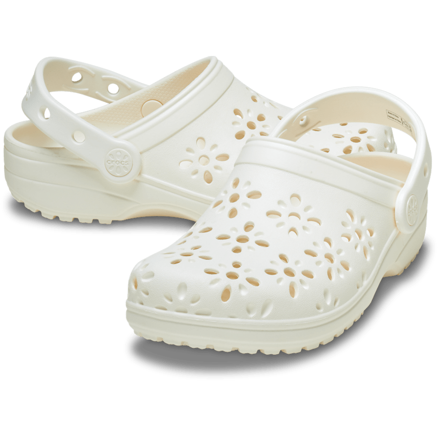 Crocs outlet | Classic Floral Cut-Out Clog