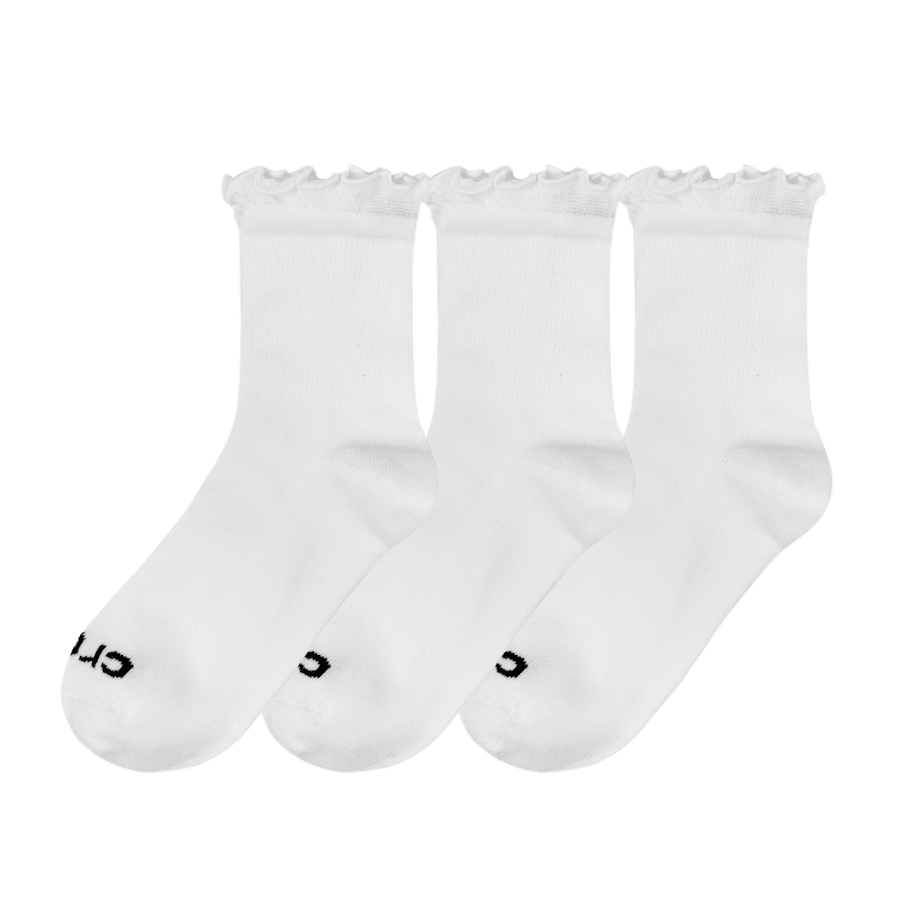Crocs Discount | CrocsSocks Ruffle Ankle 3 PK