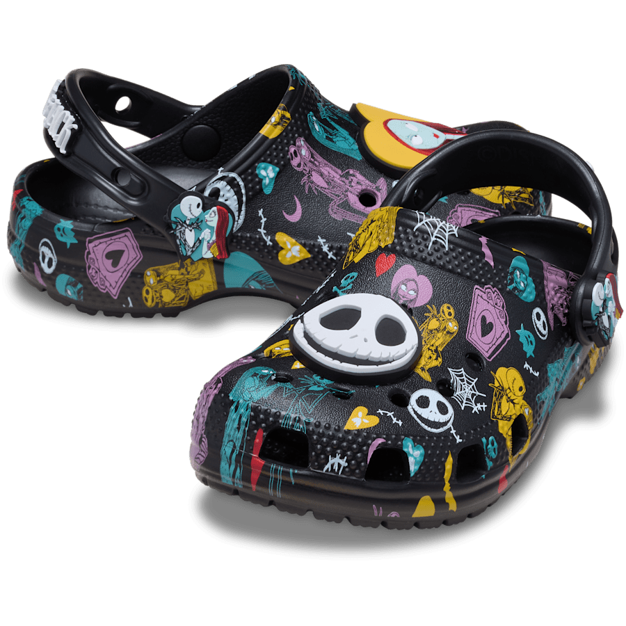 Crocs outlet | Toddlers’ Disney Tim Burton's The Nightmare Before Christmas Jack and Sally Classic Clog
