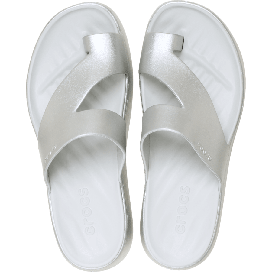 Crocs online | Getaway Metallic Platform Toe Loop