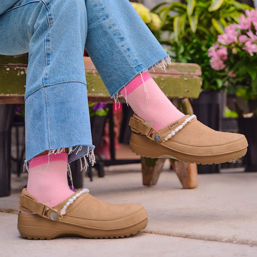 Crocs online | Classic Crafted Vegan Suede Clog