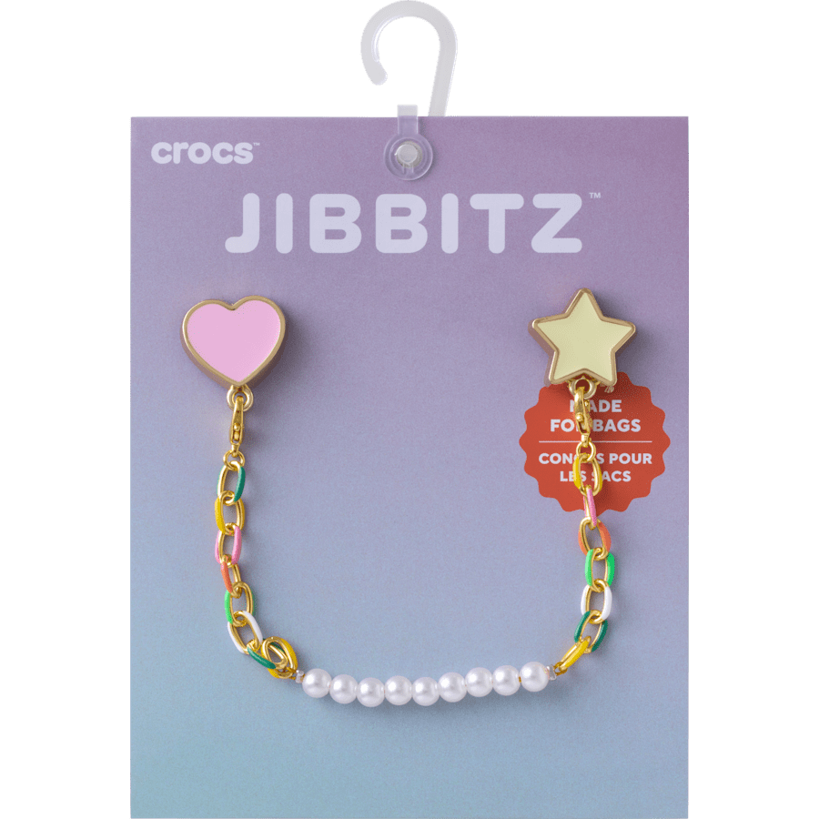 Crocs on sale | Pearl and Rainbow Bag Chain