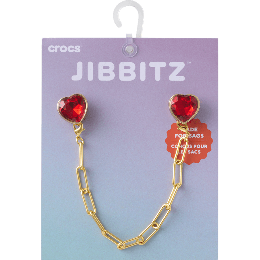 Crocs | Gold Paperclip Bag Chain