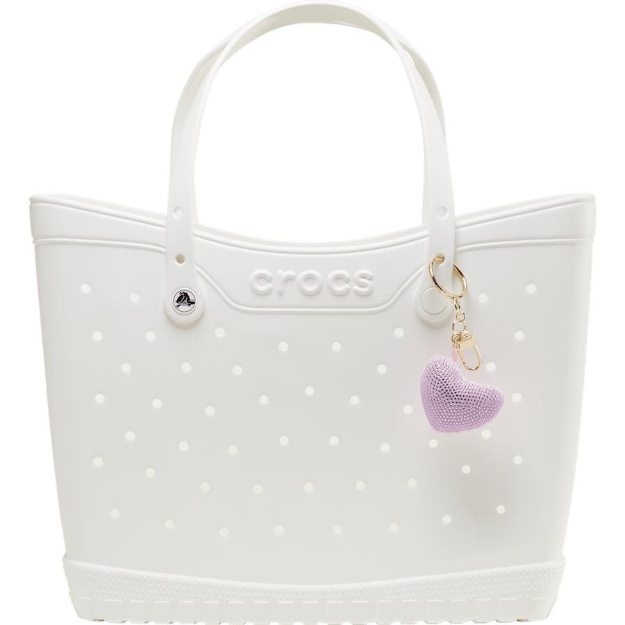 Crocs us | Plush Gem Heart Bag Charm