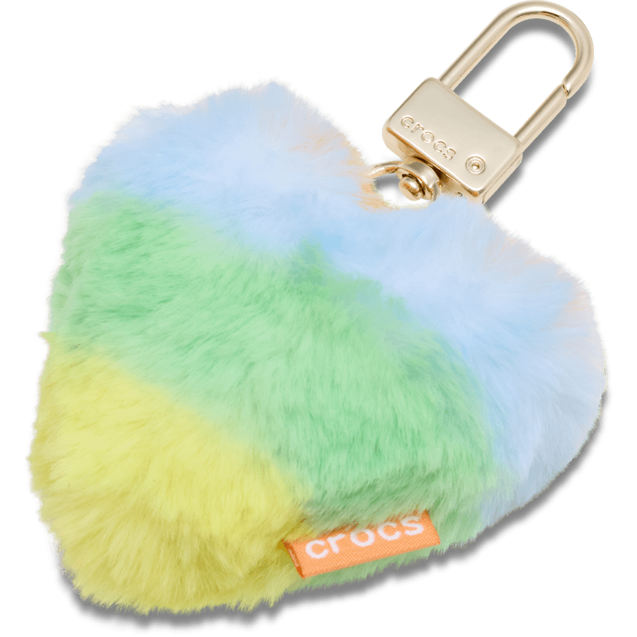Crocs us | Plush Heart Bag Charm