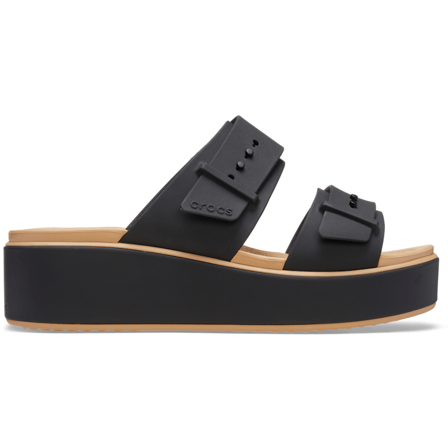 Crocs | Brooklyn Buckle Matte Wrap Low Wedge