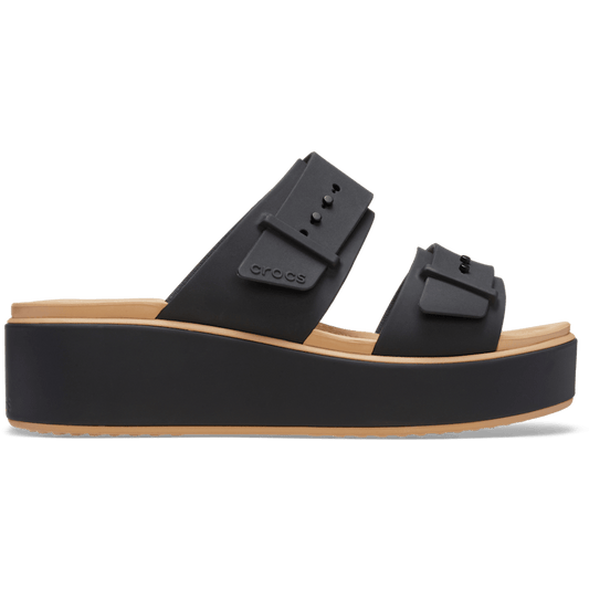 Crocs | Brooklyn Buckle Matte Wrap Low Wedge