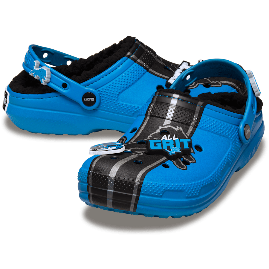 Crocs sale | NFL Detroit Lions Classic Lined Clog