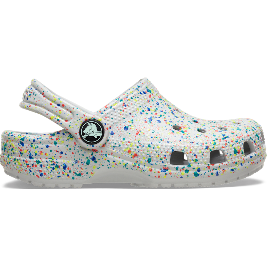Crocs Discount | Kids' Classic Glow Paint Splatter Clog