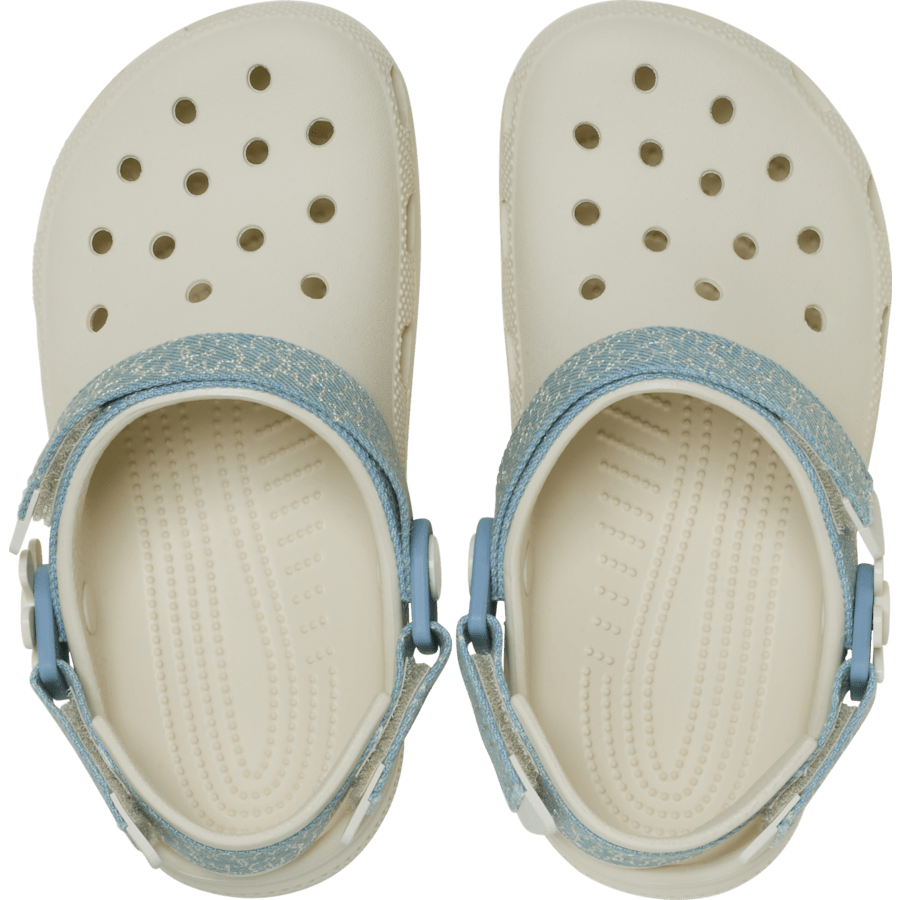 Crocs online | Kids’ Classic Denim Flower Adjustable Backstrap Clog