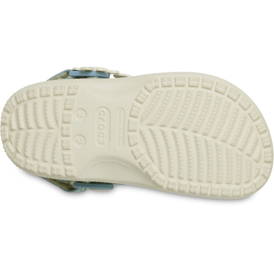 Crocs online | Kids’ Classic Denim Flower Adjustable Backstrap Clog