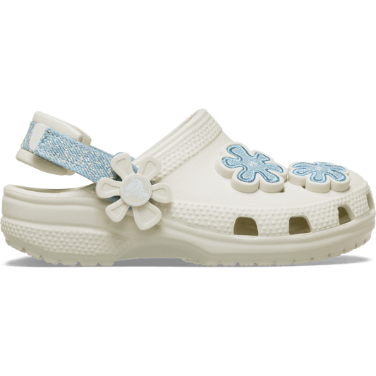 Crocs us | Toddler Classic Denim Flower Adjustable Backstrap Clog