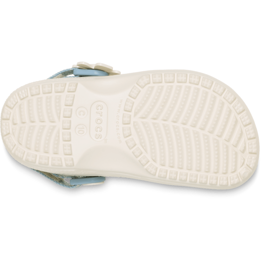 Crocs us | Toddler Classic Denim Flower Adjustable Backstrap Clog
