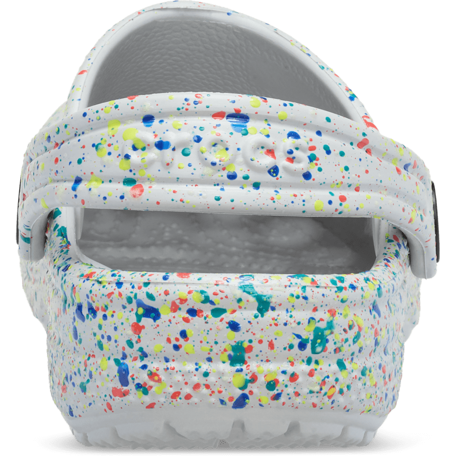 Crocs Discount | Toddler Classic Glow Paint Splatter Clog