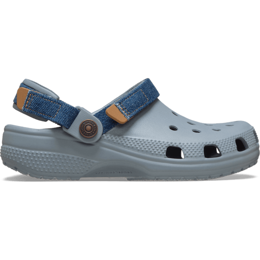 Crocs outlet | Kids' Classic Denim Adjustable Backstrap Clog