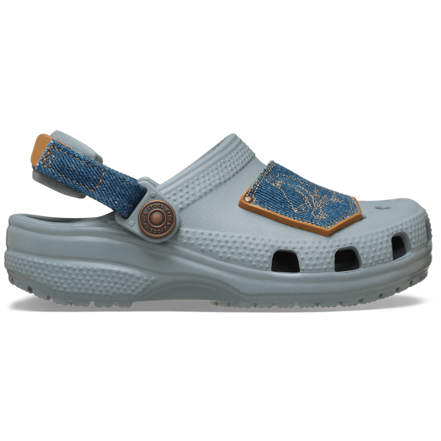 Crocs us | Toddler Classic Denim Adjustable Backstrap Clog