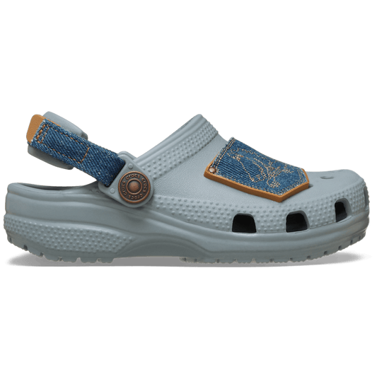 Crocs us | Toddler Classic Denim Adjustable Backstrap Clog