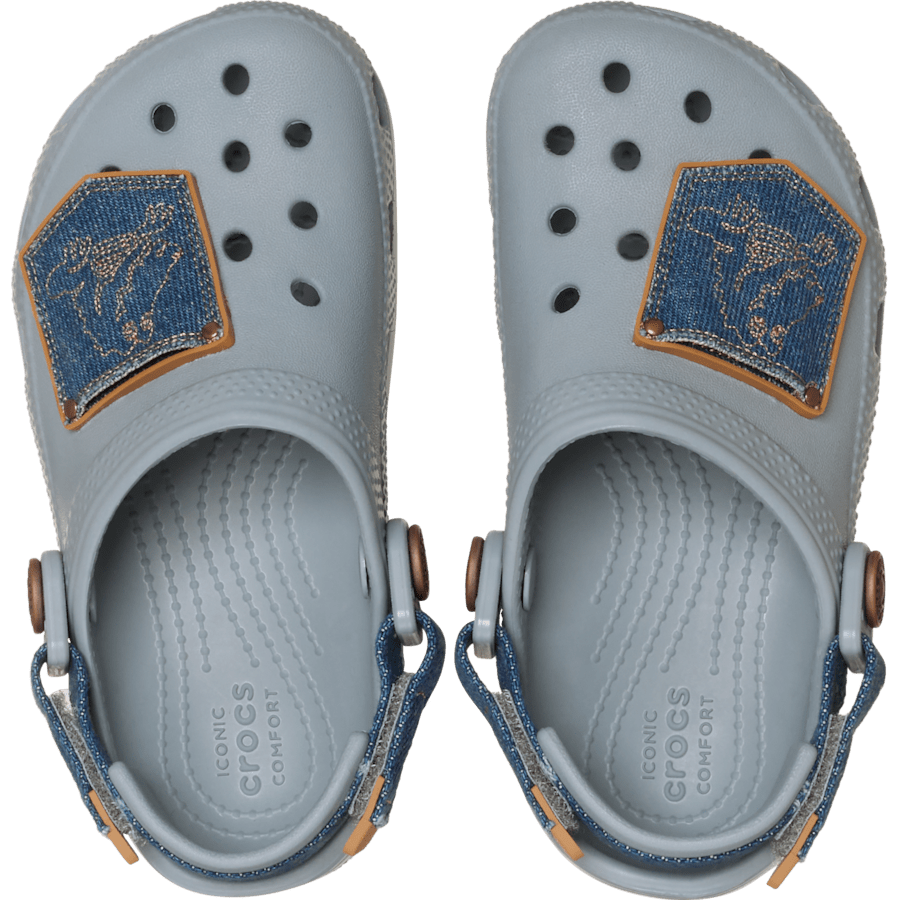 Crocs us | Toddler Classic Denim Adjustable Backstrap Clog