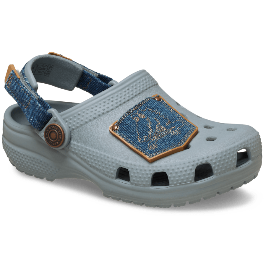 Crocs us | Toddler Classic Denim Adjustable Backstrap Clog