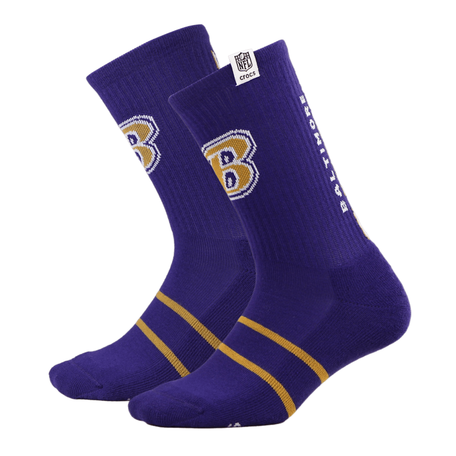 Crocs sale | NFL Baltimore Ravens Crocs Socks