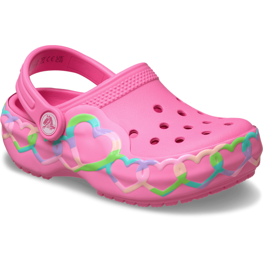 Crocs on sale | Toddler Classic Heart Lights Clog