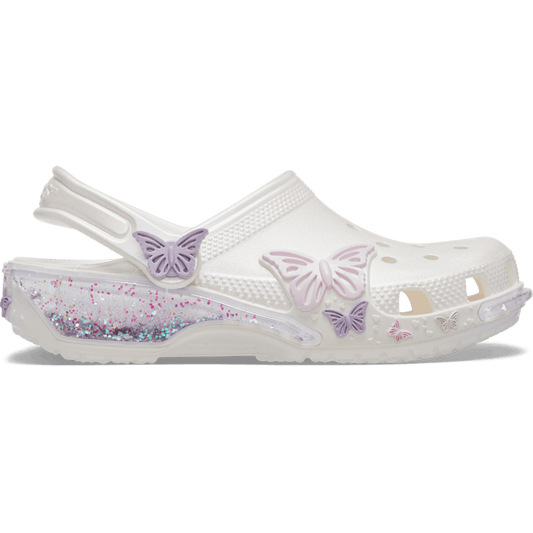 Crocs | Toddler Classic Butterfly Sparkle Shaker Clog