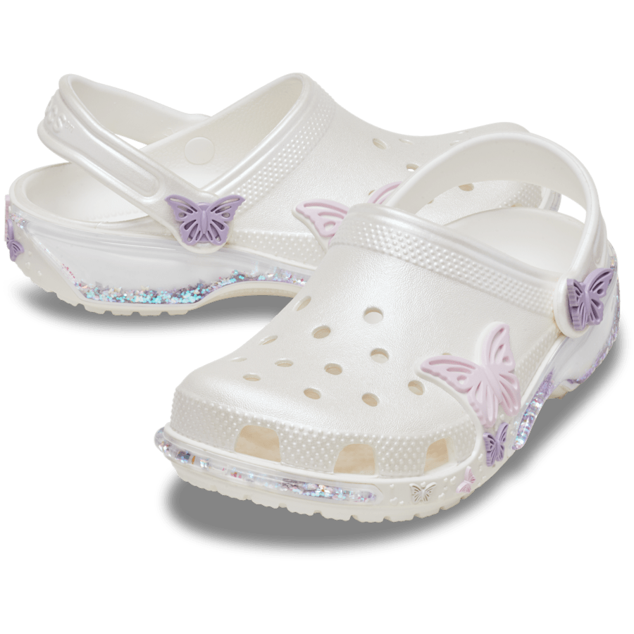 Crocs | Toddler Classic Butterfly Sparkle Shaker Clog