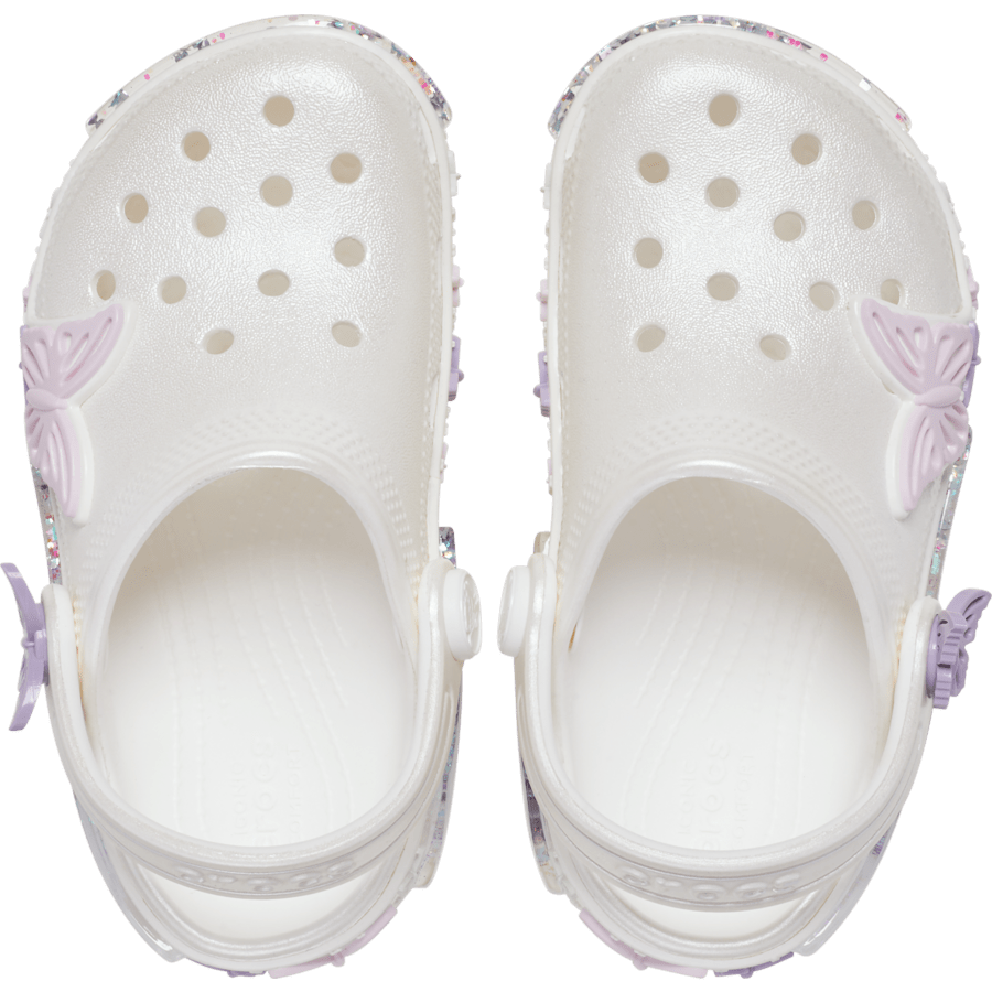 Crocs | Toddler Classic Butterfly Sparkle Shaker Clog