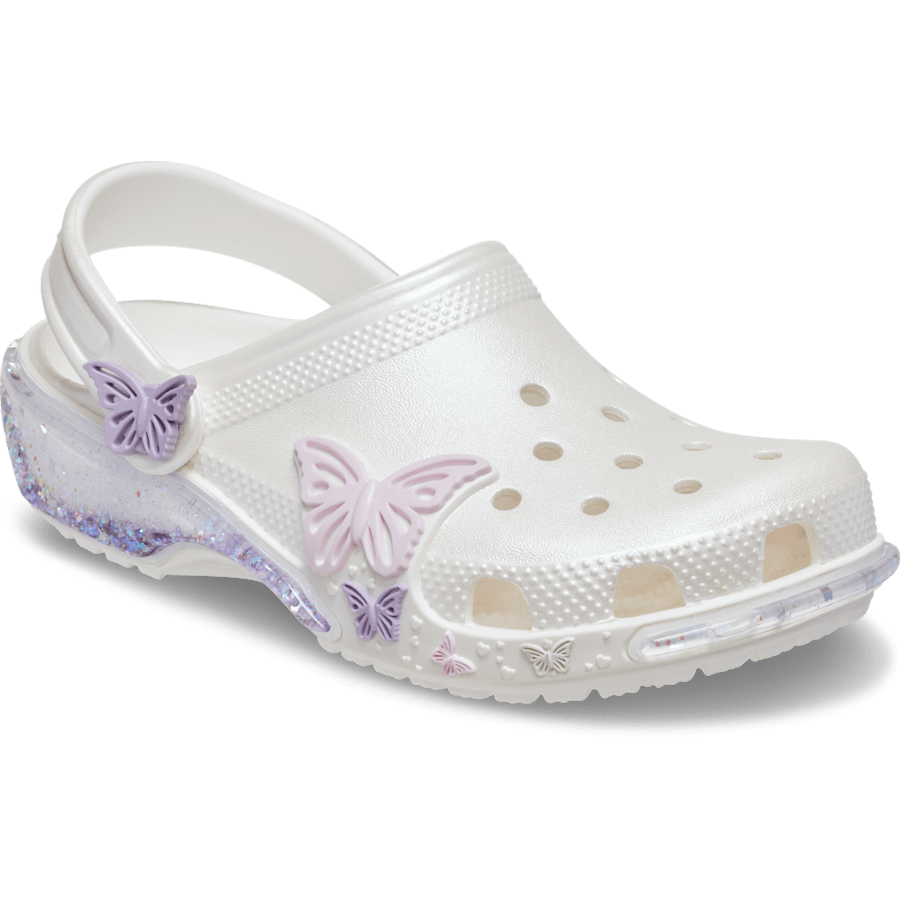 Crocs | Toddler Classic Butterfly Sparkle Shaker Clog