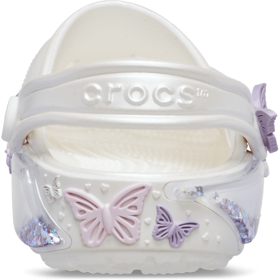 Crocs | Toddler Classic Butterfly Sparkle Shaker Clog