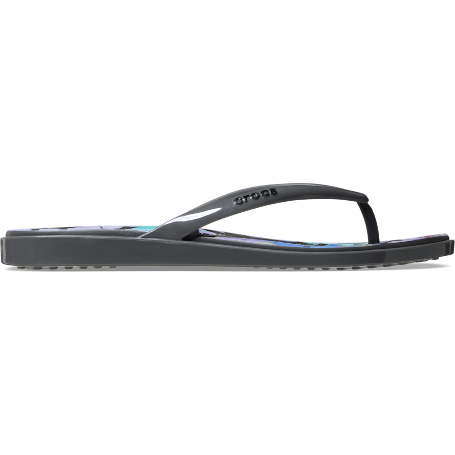 Crocs us | Miami Round Toe Dark Floral Flip